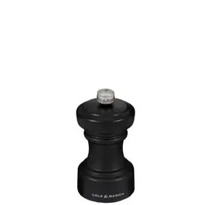 Cole & Mason Hoxton Black Wood Pepper Mill 104mm